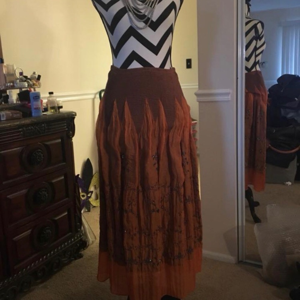 One Size Orange Conversion Dress/ - image 4